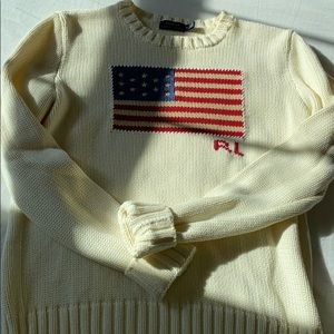 Ralph Lauren American flag sweater